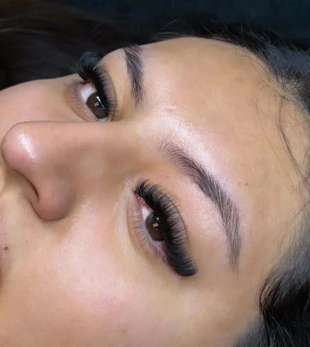Custom D curl lash set by Lash Artistry By Nellie